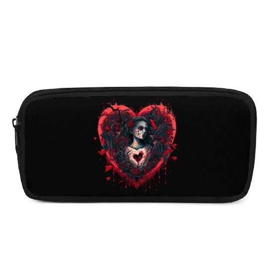 Bloody Valentine Pencil Cases