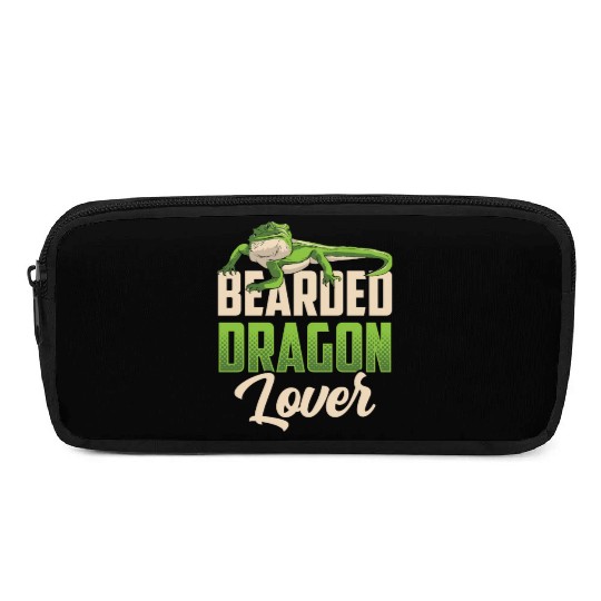 Bearded Dragon Lover Pet Animal Reptile Pencil Cases