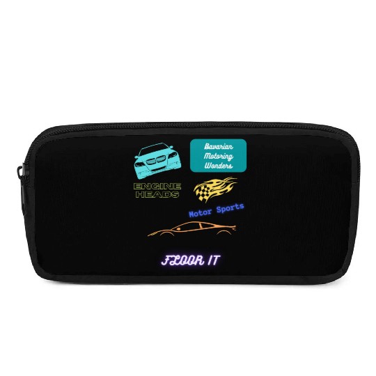 Car racing team design Pencil Cases