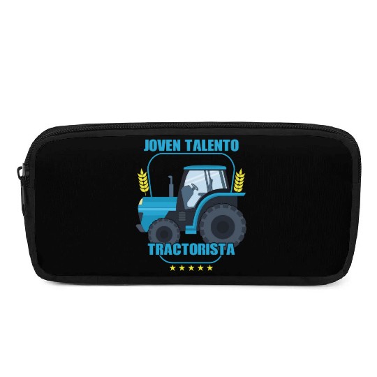 Young Talented Tractor Driver Love Farm Farmer Pencil Cases