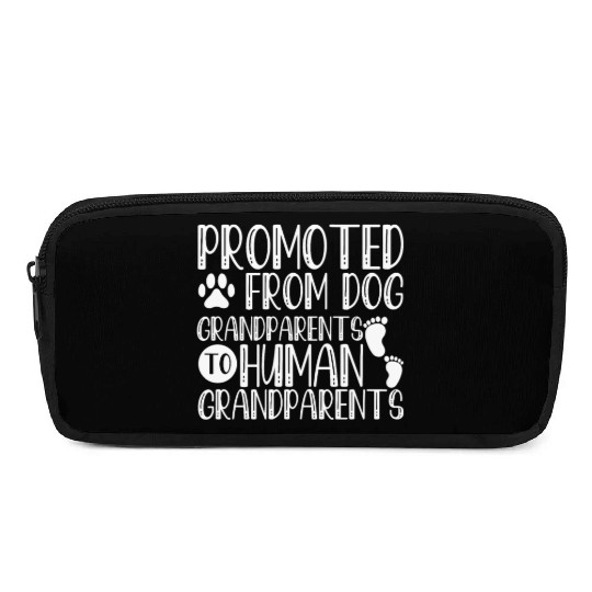 Promoted From Dog Grandparents To Human Grandparen Pencil Cases