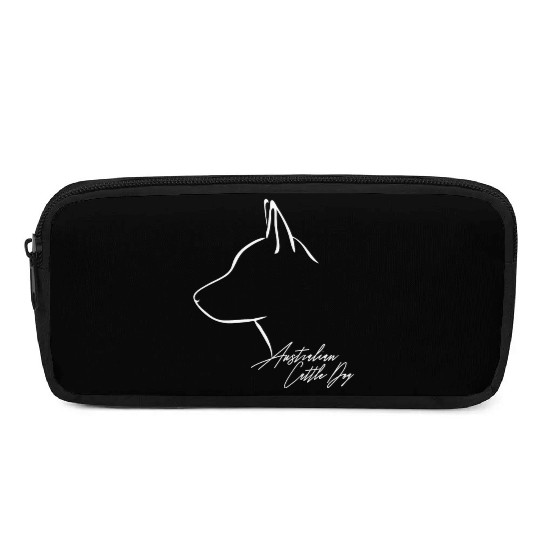 Funny Australian Cattle Dog Profile dog mom Pencil Cases