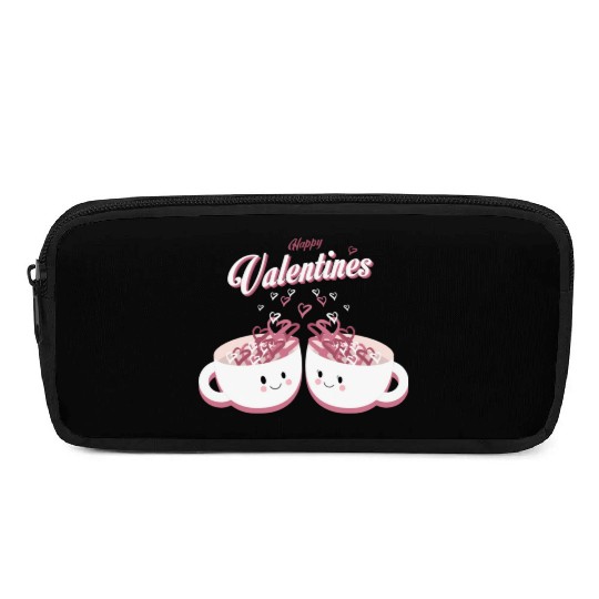 glass illustration with valentine haapy shades Pencil Cases