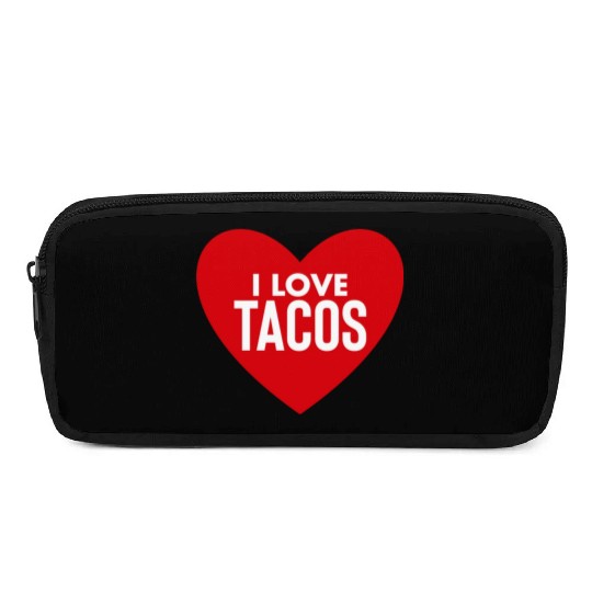 I Love Tacos Pencil Cases