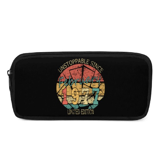 1977 Born Vintage Rose Gift Pencil Cases