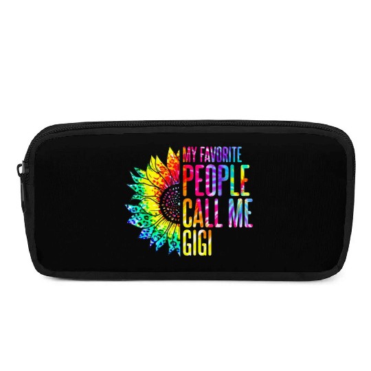 My Favorite People Call Me Gigi Sunflower Tie Dye Pencil Cases