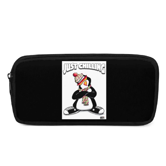 Just Chilling Penguin by Black Sheep Graphix Pencil Cases