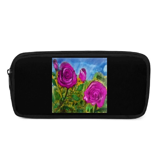 Hand Painted Roses Pencil Cases Pencil Cases Mugs Tote Bags