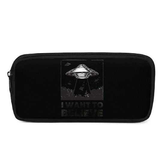 I Want To Believe Aliens UFO Area 51 Roswell Pencil Cases