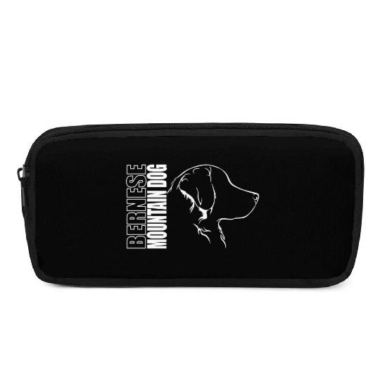 Funny Bernese Mountain Dog Profile dog mom Pencil Cases