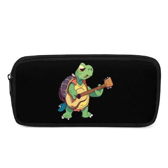 Turtle Tortoise Guitar Players Guitarist Pencil Cases