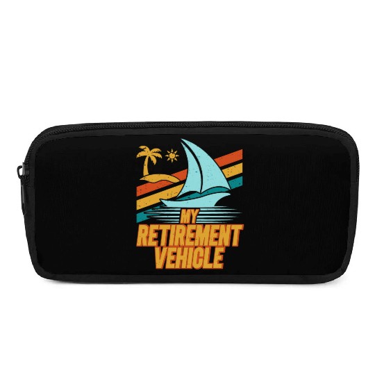 Retired Sailor Sailing Retirement Plan Pencil Cases