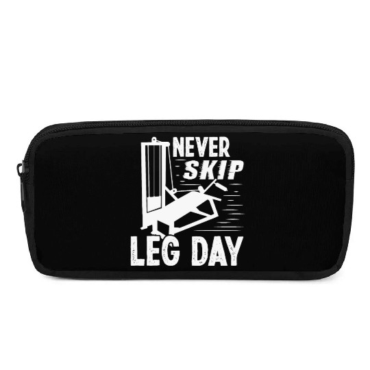 Strongman never skip leg day fitness bodybuilding Pencil Cases