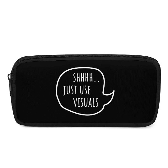 Special Education Teacher SPED Funny Shhh Just Use Pencil Cases