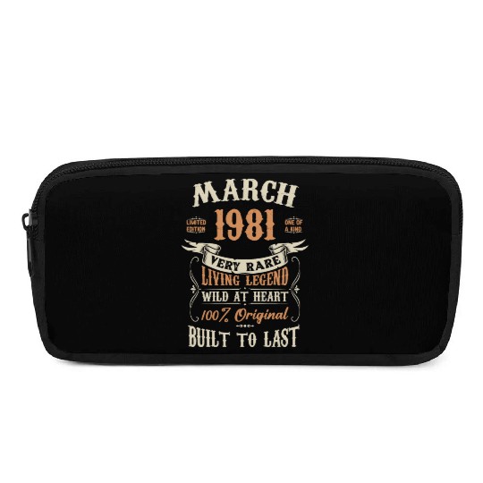 March 1981 Birthday Surprise Pencil Cases