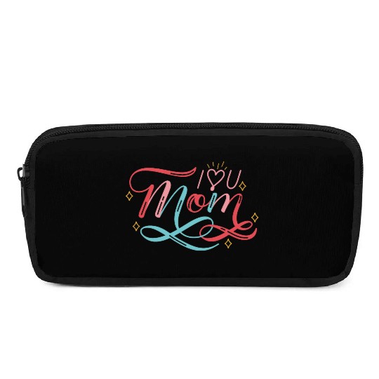I Love My Mom, mother's day Pencil Cases
