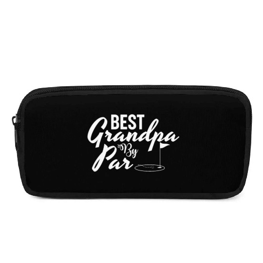 Best Grandpa By Par Father's Day Golf Grandad Golf Pencil Cases