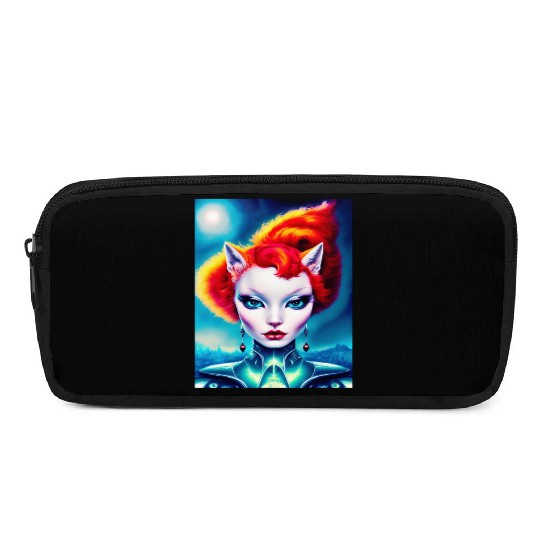 "Alien Cat Woman" Pencil Cases
