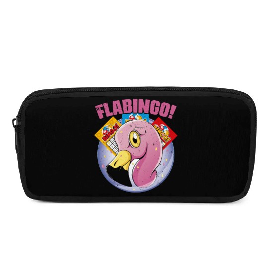 Vintage Flabingo Flamingo Bingo For Bingo Player Pencil Cases