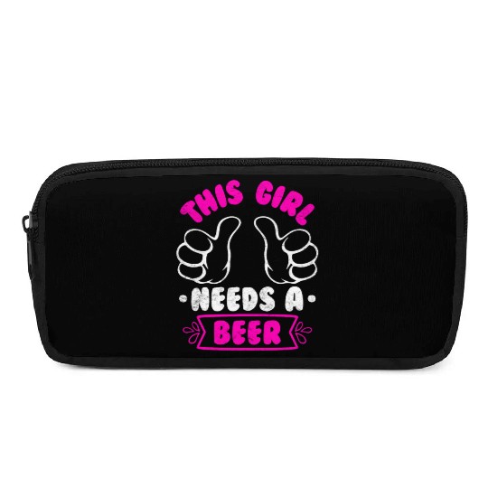 This girl needs a beer vacation Spring Break Pencil Cases