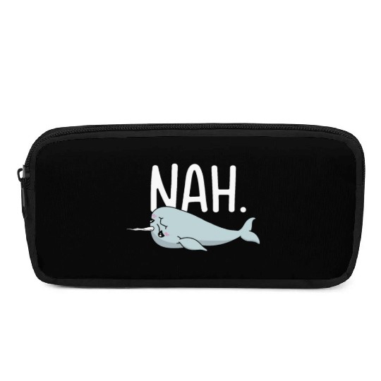 Procrastinating Narwhal Lover Aquatic Animals Pencil Cases