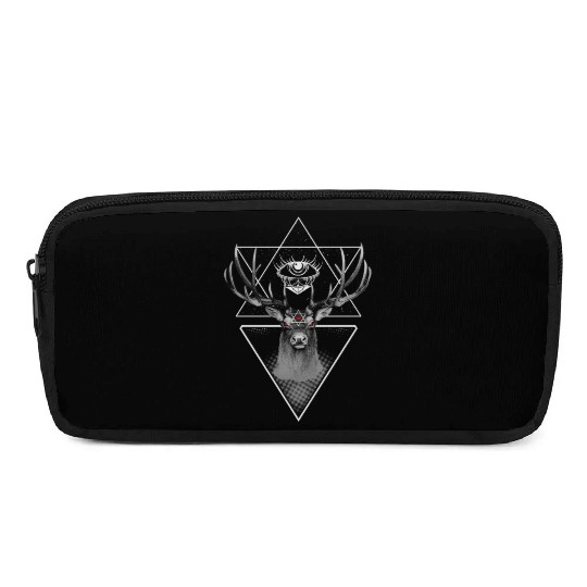 Witch Eye Evil Deer Pentagram Satanic Witchcraft Pencil Cases