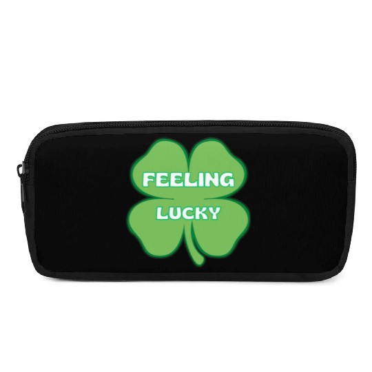 FEELING lucky funny St. patty's day Pencil Cases