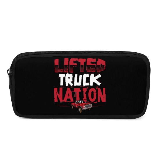 Lifted Truck Nation Pickup Truck Square Body Truck Pencil Cases