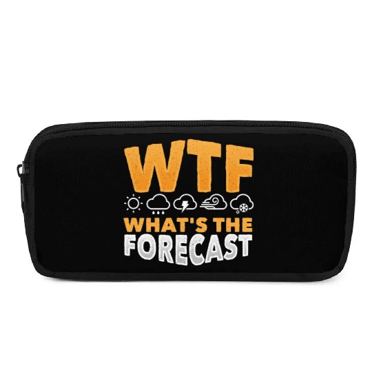 WTF What's The Forecast Meteorologist Meteorology Pencil Cases