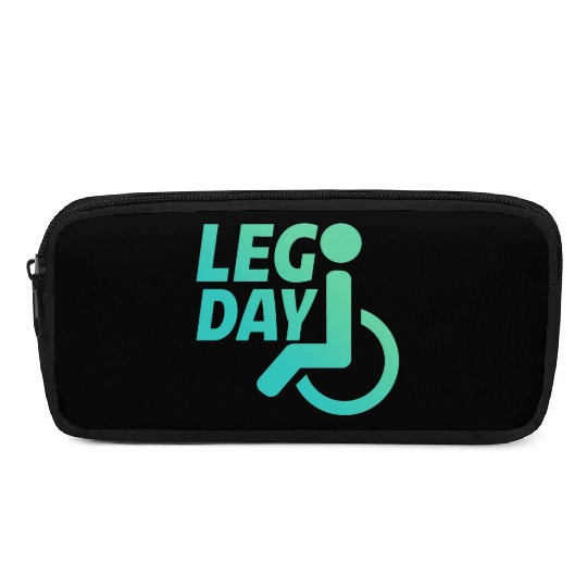 Leg Day Handicapped Wheelchair 22 Pencil Cases