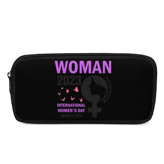 International Women's Day Embrace Equity 8 March Pencil Cases