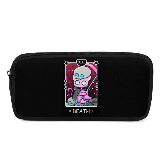 Kawaii Pastel Goth Tarot Card Death Grim Reaper Cu Pencil Cases