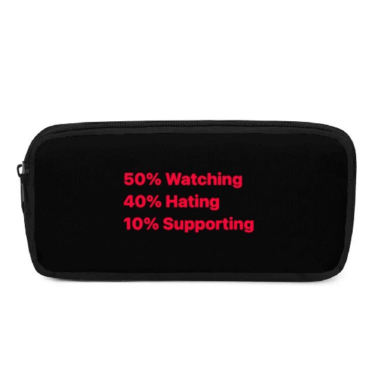 50 PERCENT WATCHING RED Pencil Cases