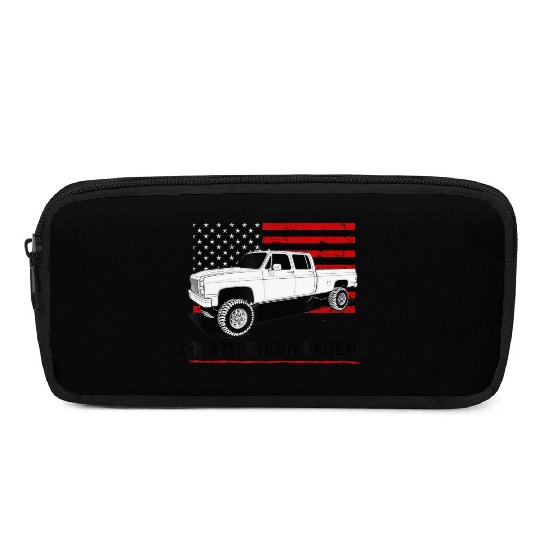 Lifted Square body truck American muscle Pencil Cases 4x4