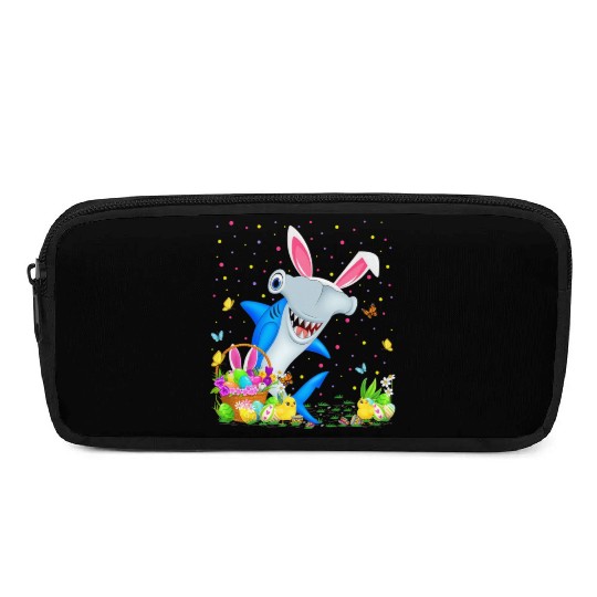 Shark Fish Easter Egg Hunting Hammerhead Shark Eas Pencil Cases