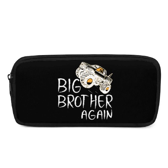 Big Brother Pencil Cases Monster Truck for Boys Youth