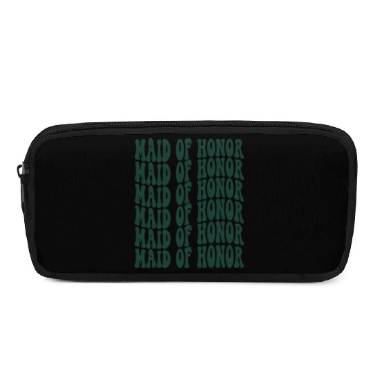 Bachelorette Party Maid Of Honor Emerald Green Pencil Cases