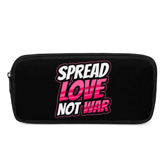 Spread Love Not War Pencil Cases