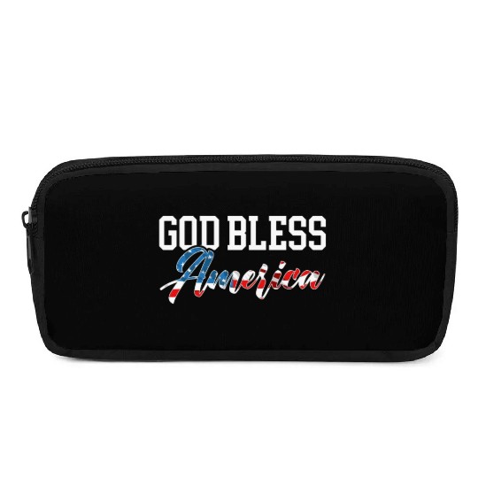 Patriotic America USA Flag 4th Of July American Pencil Cases