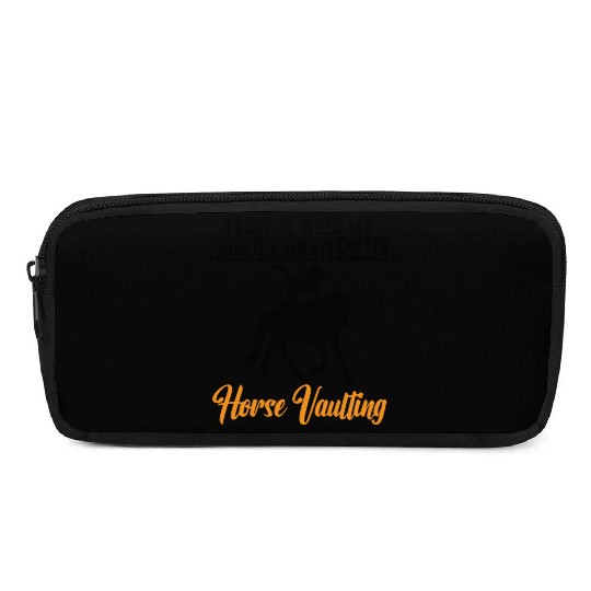 Funny Equestrian Horse Vaulting Wife Pencil Cases