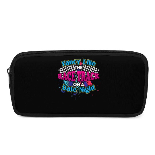 Fancy Like The Race Track On A Date Night Vintage Pencil Cases