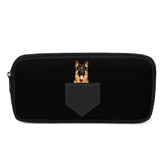 Pocket German Shepherd Pencil Cases