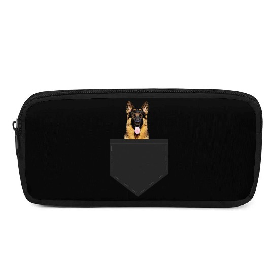 Pocket German Shepherd Pencil Cases