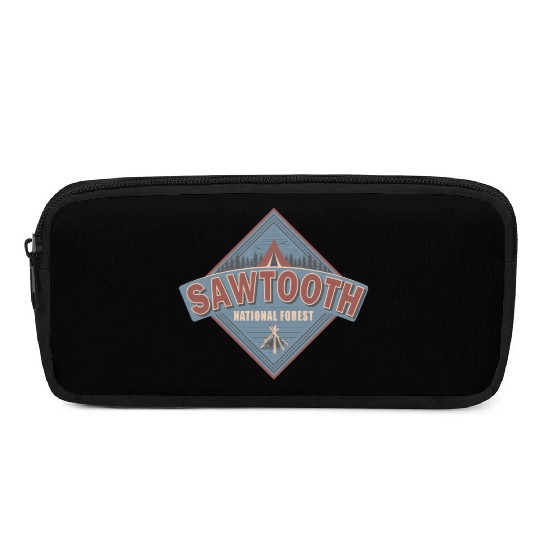 Sawtooth National Forest Idaho Vintage US Camping Pencil Cases