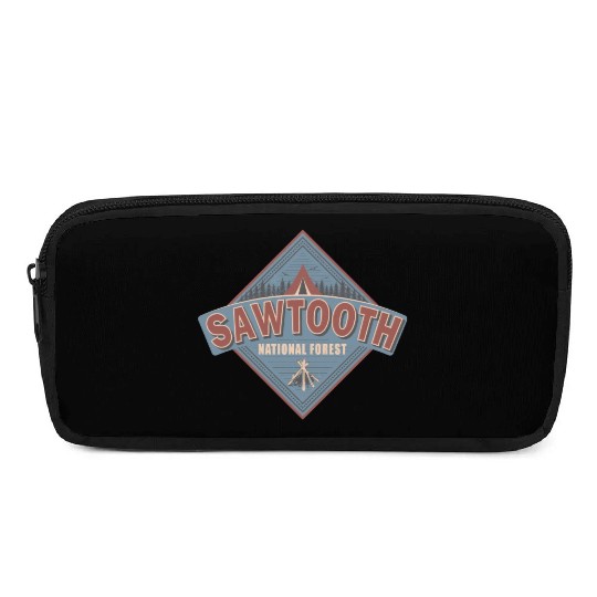 Sawtooth National Forest Idaho Vintage US Camping Pencil Cases