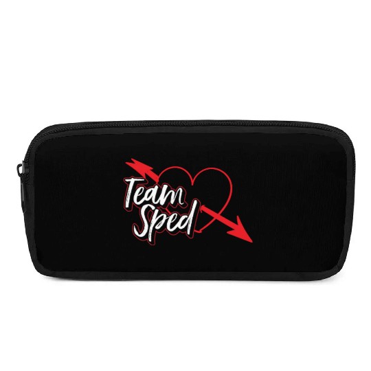 Team Sped Teacher Awareness Special Education Pencil Cases