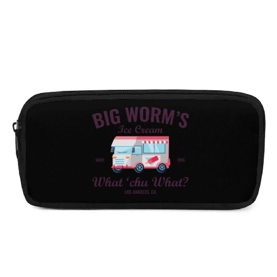 Big Worm s Ice Cream What chu Want Humor Style Pencil Cases