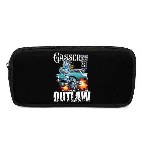 Gasser Outlaw Class Vintage Drag Racing Race Car Pencil Cases