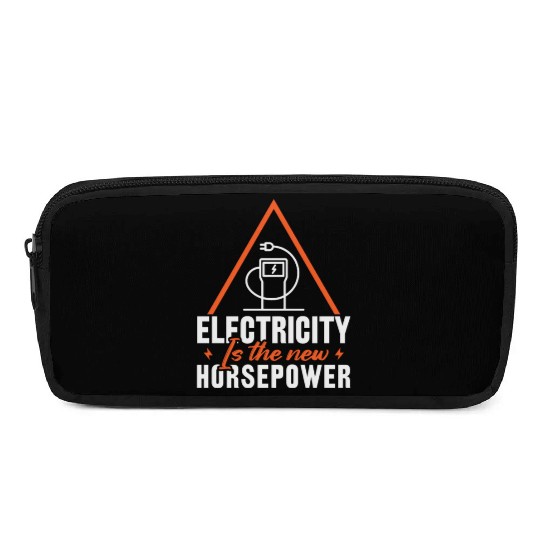 Electric Vehicle Electricity Is The New Horsepower Pencil Cases