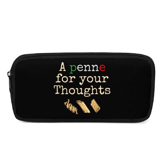 A Penne For Your Thought Italian Italy Flag Pasta Pencil Cases